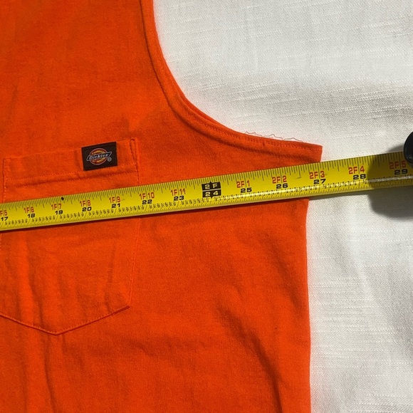 192-2X Orange Dickies Tank Top - Picture 4 of 6